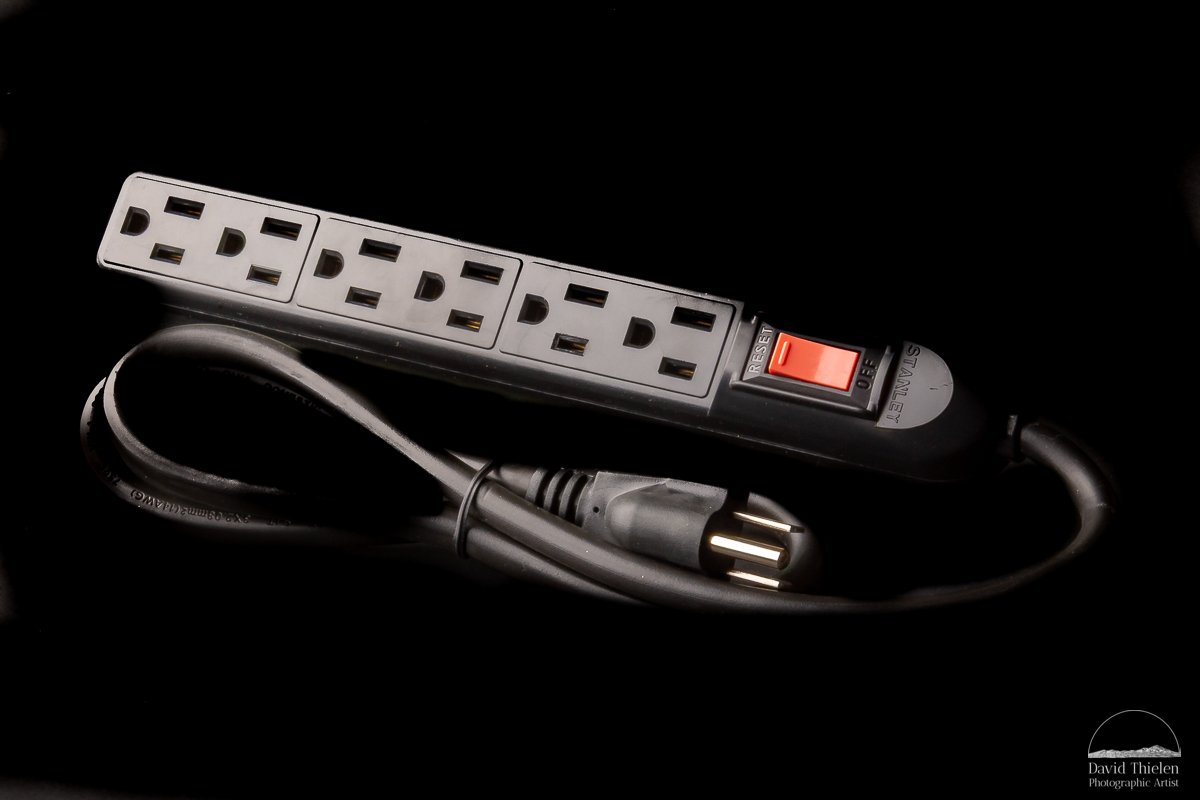 Power Bar black power bar against a black background